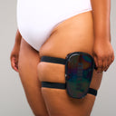 Black Thigh Bag on Body 4