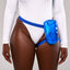 Blue Thigh Bag on Body 5