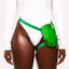 Green Thigh Bag on Body 5