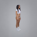 Ginger Spice Gemz Super-High Stocking