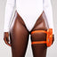 Orange Thigh Bag on Body 1