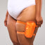 Orange Thigh Bag on Body 4