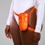 Orange Thigh Bag on Body 5