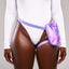 Purple Thigh Bag on Body 5