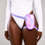 Purple Thigh Bag on Body 6