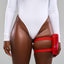 Red Thigh Bag on Body 1