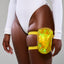 Yellow Thigh Bag on Body 3