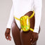 Yellow Thigh Bag on Body 6